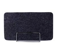 YKMYXZ, Pannello for la privacy del desktop, pannelli acustici in feltro for la cancellazione del rumore, pannelli resistenti alla rottura for uso scolastico e in ufficio(Sesame Black,40*40 with mobil
