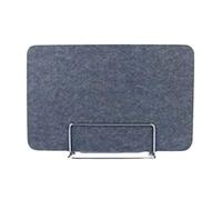 YKMYXZ, Pannello for la privacy del desktop, pannelli acustici in feltro for la cancellazione del rumore, pannelli resistenti alla rottura for uso scolastico e in ufficio(Moonlight Gray,30*100 with mo