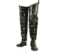 YKMYXZ, Pantaloni da pesca impermeabili in PVC, da uomo e da donna, con glutei estesi fino a 80 cm.(5)