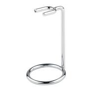 YKMYXZ, Porta rasoio Pratici supporti for pennelli for rasoio da uomo, Base for rasoio in metallo, Porta rasoio in argento cromato, Cartuccia for pulizia barba Kit rasoio facile da trasportare