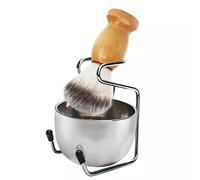 YKMYXZ, Porta-rasoio Pratico supporto for pennello da uomo for rasoio, portasapone alla moda, portapennello da barba, kit pennello da barba con setole di cinghiale naturale maschile