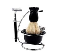 YKMYXZ, Porta rasoio Pratico supporto for pennello da uomo for rasoio, set di supporti for rasoio da barba maschile in acciaio inossidabile, scaffale for riporre gli accessori da bagno for la rasatura
