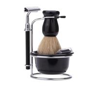 YKMYXZ, Porta rasoio Pratico supporto for pennello da uomo for rasoio, set di supporti for rasoio da barba maschile in acciaio inossidabile, scaffale for riporre gli accessori da bagno for la rasatura