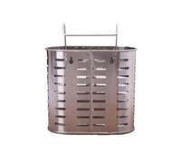 YKMYXZ, Portacoltelli in acciaio inox, portaposate sospeso, scolapiatti, cucchiaio, forchetta, bacchette, cestino portaoggetti