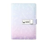 YKMYXZ quaderno, B6 Password Book Stile semplice Libro manuale con lucchetto Diario delle password fresche,s(Blue)