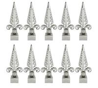YKMYXZ, Recinzione romana in acciaio inossidabile 304, cancello resistente alle intemperie, cancello in ferro battuto e recinzione da giardino(30mm)