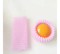 YKMYXZ, Rete Protettiva for Frutta, for Giardino Domestico, Rete Elastica anticollisione in Schiuma, Tubo di Trasporto, Protezione for imballaggio, Sacchetto in Rete, 140 Pezzi(Pink,12x7cm)