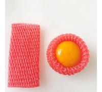 YKMYXZ, Rete Protettiva for Frutta, for Giardino Domestico, Rete Elastica anticollisione in Schiuma, Tubo di Trasporto, Protezione for imballaggio, Sacchetto in Rete, 140 Pezzi(Red,12x7cm)
