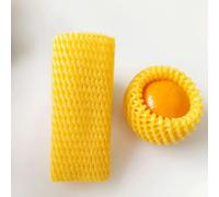 YKMYXZ, Rete Protettiva for Frutta, for Giardino Domestico, Rete Elastica anticollisione in Schiuma, Tubo di Trasporto, Protezione for imballaggio, Sacchetto in Rete, 140 Pezzi(Orange,14x7cm)