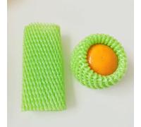 YKMYXZ, Rete Protettiva for Frutta, for Giardino Domestico, Rete Elastica anticollisione in Schiuma, Tubo di Trasporto, Protezione for imballaggio, Sacchetto in Rete, 140 Pezzi(Green,12x7cm)