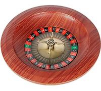 YKMYXZ Roulette in legno da 12 pollici, set da gioco da tavolo for roulette russa, lotteria, giradischi, giochi da tavolo for il tempo libero, perfetti for una serata di giochi a casa o una festa