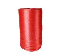 YKMYXZ, Sacchetto a Rete for Noci e Castagne, Sacchetto a Rete in plastica Intrecciata for Frutta, Corda for Piante, Sacchetto a Rete for barriera Domestica e Giardino(Red Color,Length 50M)