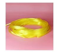 YKMYXZ, Sacchetto a Rete for Noci e Castagne, Sacchetto a Rete in plastica Intrecciata for Frutta, Corda for Piante, Sacchetto a Rete for barriera Domestica e Giardino(Yellow Color,Length 100M)