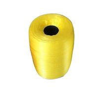 YKMYXZ, Sacchetto a Rete in Nylon a Cilindro Lungo, for imballaggio da supermercato, imballaggio da Giocattolo, imballaggio da Frutta(Yellow,50m)