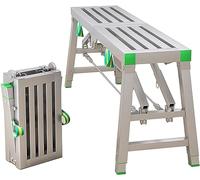 YKMYXZ, Scale a pioli, ponteggi pieghevoli, piattaforma di lavoro in acciaio, ponteggio for saldatura, scala a torre, sgabello, panca for lavaggio veicoli, carico massimo 880 libbre(B,200x30cm)