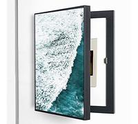 YKMYXZ Scatola a muro， I contatori decorativi delle scatole dei contatori nascondono i dipinti Copri il coperchio del contatore elettrico, Bianco, 40x50 cm