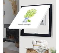 YKMYXZ Scatola a muro, Ristorante Pittura murale Contatori elettrici a singolo strato Immagine elettrica decorativa for dipinti Decorazione contatore Nascondi dipinti De(G,60x50cm)