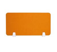 YKMYXZ, Schermi protettivi anti-starnuto, divisori for scrivania, riducono il rumore e le distrazioni visive for scuola e ufficio.(Orange,90 * 30cm with flat bottom clip)