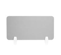 YKMYXZ, Schermi protettivi anti-starnuto, divisori for scrivania, riducono il rumore e le distrazioni visive for scuola e ufficio.(Light Grey,60 * 30cm with flat bottom clip)