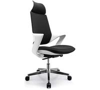 YKMYXZ, Sedia da gioco, sedia Zero, sedia da ufficio con schienale alto for giochi, supporto lombare regolabile/bianco rosso(White Black)