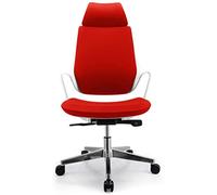 YKMYXZ, Sedia da gioco, sedia Zero, sedia da ufficio con schienale alto for giochi, supporto lombare regolabile/bianco rosso(White Red)