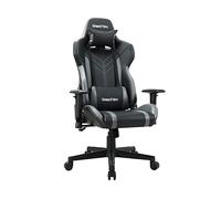 YKMYXZ, Sedie da gioco for adulti, seggiolino auto E-Sports in PU, comode poltrone for studio, ufficio, computer, sedie da scrivania/rosso(Black)