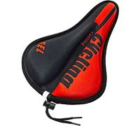YKMYXZ, Sella for bicicletta in gel super spesso ed extra morbido, con imbottitura in memory foam antiscivolo e confortevole, for cyclette.(Red)