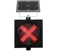 YKMYXZ, Semaforo Solare a LED con Telecomando, Luce Rossa/Verde 2 in 1, Luce di Stop e Go, Luce di Segnalazione Industriale IP65, for Strade, caselli autostradali