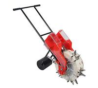 YKMYXZ, Seminatrice a rulli a Spinta Manuale con 8 Piastre for Semi, seminatrice Manuale Multifunzione for Mais, Cotone, soia, Arachidi(6 Mouths)