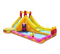YKMYXZ， Semplice casa gonfiabile di rimbalzo Castello acquatico Giochi di castelli gonfiabili con scivolo Enorme scivolo combinato con piscina