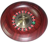 YKMYXZ Set di ruote for roulette in legno da 12 pollici, ruota for scommesse in legno di lusso da casinò, tavolo da gioco girevole for il tempo libero, girevole for feste serali a casa