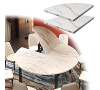 YKMYXZ, Solo piano tavolo da pranzo rotondo, piano tavolo in legno facile da riporre, 120 130 140 150 160 170 180 200 cm(160 cm (63 inch))
