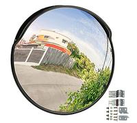 YKMYXZ, Specchio di sicurezza stradale, specchio convesso rotondo for strada con ampio angolo di visione di 130°, specchio di sicurezza for angoli ciechi del vialetto(80cm/31.5in)