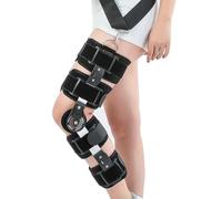 YKMYXZ, Stampella a mani libere for anziani e riabilitazione, tutore for ginocchio con cerniera, design con fibbia e tracolla