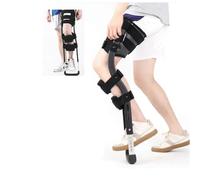 YKMYXZ, Stampella a mani libere, scooter deambulatori antiscivolo for ginocchia, supporto for la mobilità delle gambe e del ginocchio for anziani con lesioni o fratture alla caviglia