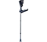 YKMYXZ, Stampelle da avambraccio in lega di alluminio facili da trasportare, con polsino aperto, for uomini/donne, con impugnatura comoda