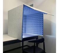 YKMYXZ， Stanza insonorizzata for studio domestico, cabina acustica autocostruita, for ufficio domestico e studio(Blue)
