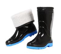 YKMYXZ， Stivali da pesca da uomo alti fino al ginocchio, stivali da pesca invernali imbottiti e caldi, stivali da pioggia for l'agricoltura(9.5 UK)