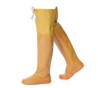 YKMYXZ, Stivali da pesca in PVC giallo, da 60 cm, for escursionismo e pesca for adulti, esplorazione all'aria aperta(7.5 UK)