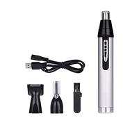 YKMYXZ, Tagliacapelli for orecchie e naso, tagliacapelli professionale for sopracciglia, viso, orecchie, indolore, for uomini e donne, lame a doppio bordo IPX7 for una facile pulizia