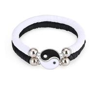 YKMYXZ, Taiji Bagua gioielli a mano coppia gioielli a mano Yin Yang bracciale coppia set