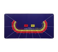 YKMYXZ， Tappetino da tavolo professionale portatile for roulette da casinò, tavolo da poker pieghevole for giochi di poker(Purple,L)