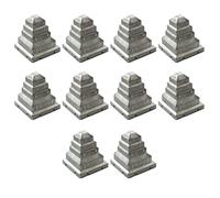 YKMYXZ, Tappo for palo in alluminio impermeabile e anti-marciume for pali in legno for prato e cortile esterni(40mm)