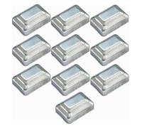 YKMYXZ, Terminali superiori for recinzione a forma di ghianda piramidale, in acciaio zincato, decorativi, resistenti e resistenti, in acciaio pressato(40x80mm)