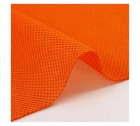 YKMYXZ, Tessuto a rete 3D con strato d'aria, tinta unita, artigianato fai da te, tappezzeria, altoparlante for sedia, antipolvere, telo di copertura insonorizzante(Orange)