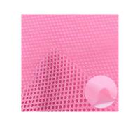 YKMYXZ, Tessuto a rete 3D in tinta unita fai da te for tappezzeria, copertura antipolvere e fonoassorbente for altoparlanti(Light Pink)