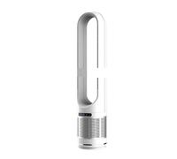 YKMYXZ Ventilatore a torre elettrico senza lama Display digitale 8H Timing intelligente Purificazione dell'aria Ventilatore da pavimento di raffreddamento domestico 8 marce(White Silver)