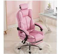 YKMYXZ, Zero, sedia girevole Gamichair, Racichair con schienale alto, per giochi e ufficio, sedia per PC, supporto lombare regolabile, rosa