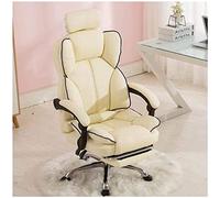 YKMYXZ, Zero, sedia girevole Gamichair, Racichair con schienale alto, per giochi e ufficio, sedia per PC, supporto lombare regolabile/rosa (beige)
