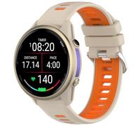YKNIUFLY Cinturino Compatibile con Garmin Forerunner 570 47mm/970/265/265 Music/255/255 Music, Compatibile con Garmin Venu 3, Silicone TPU, Antiscivolo, Sostituzione Regolabile.(Sabbia arancione)